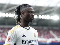 Eduardo Camavinga central midfield of Real Madrid and France during the LaLiga EA Sports match between CA Osasuna and Real Madrid CF at Esta...