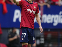 Ante Budimir centre-forward of Osasuna and Croatia during the LaLiga EA Sports match between CA Osasuna and Real Madrid CF at Estadio El Sad...