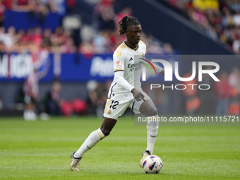 Eduardo Camavinga central midfield of Real Madrid and France during the LaLiga EA Sports match between CA Osasuna and Real Madrid CF at Esta...