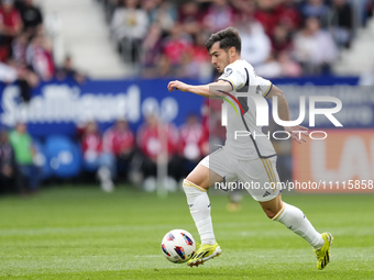 Brahim Diaz attacking midfield of Real Madrid and Spain during the LaLiga EA Sports match between CA Osasuna and Real Madrid CF at Estadio E...