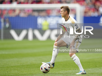 Toni Kroos central midfield of Real Madrid and Germany during the LaLiga EA Sports match between CA Osasuna and Real Madrid CF at Estadio El...