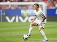 Toni Kroos central midfield of Real Madrid and Germany during the LaLiga EA Sports match between CA Osasuna and Real Madrid CF at Estadio El...