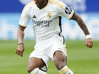 Rodrygo Goes right winger of Real Madrid and Brazil during the LaLiga EA Sports match between CA Osasuna and Real Madrid CF at Estadio El Sa...