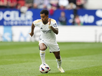 Rodrygo Goes right winger of Real Madrid and Brazil during the LaLiga EA Sports match between CA Osasuna and Real Madrid CF at Estadio El Sa...