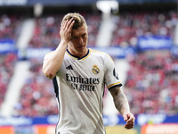 Toni Kroos central midfield of Real Madrid and Germany during the LaLiga EA Sports match between CA Osasuna and Real Madrid CF at Estadio El...