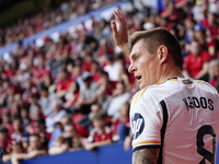 Toni Kroos central midfield of Real Madrid and Germany during the LaLiga EA Sports match between CA Osasuna and Real Madrid CF at Estadio El...