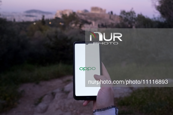The Appo logo is being displayed on a smartphone screen in Athens, Greece, on April 3, 2024. (Photo Illustration by Nikolas Kokovlis/NurPhot...