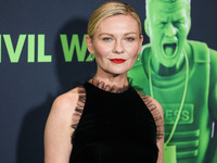 Kirsten Dunst arrives at the Los Angeles Special Screening Of A24's 'Civil War' held at the Academy Museum of Motion Pictures on April 2, 20...