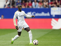 Ferland Mendy left-back of Real Madrid and France during the LaLiga EA Sports match between CA Osasuna and Real Madrid CF at Estadio El Sada...