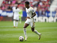 Rodrygo Goes right winger of Real Madrid and Brazil during the LaLiga EA Sports match between CA Osasuna and Real Madrid CF at Estadio El Sa...