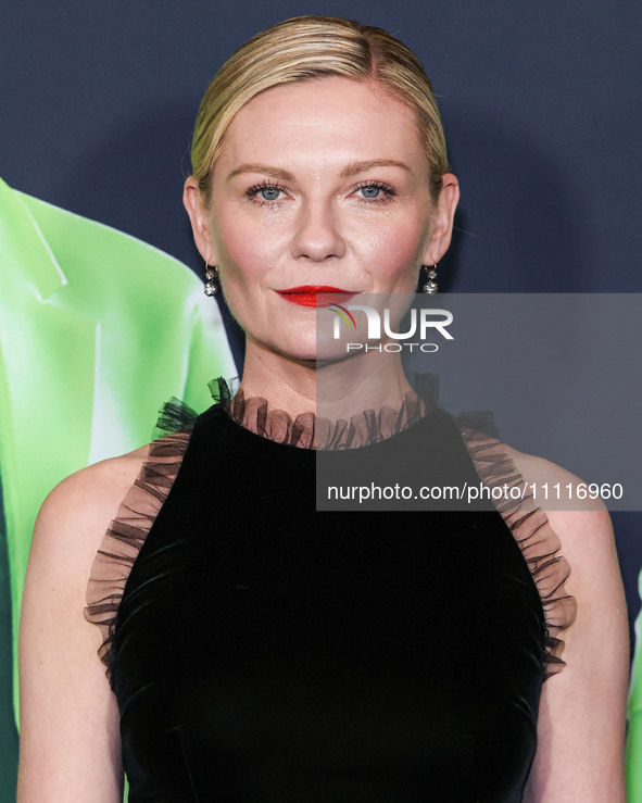 Kirsten Dunst arrives at the Los Angeles Special Screening Of A24's 'Civil War' held at the Academy Museum of Motion Pictures on April 2, 20...