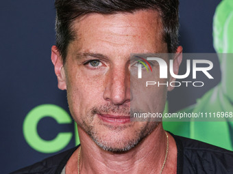 Simon Rex arrives at the Los Angeles Special Screening Of A24's 'Civil War' held at the Academy Museum of Motion Pictures on April 2, 2024 i...