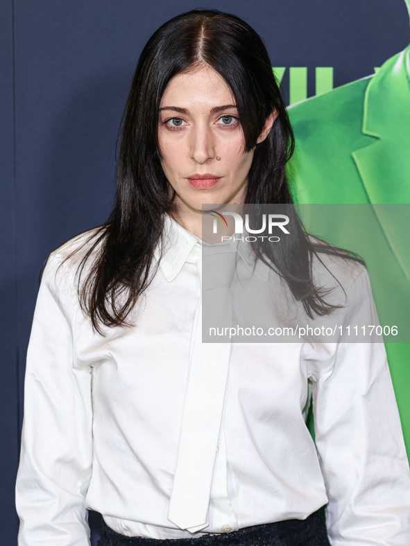 Caroline Polachek arrives at the Los Angeles Special Screening Of A24's 'Civil War' held at the Academy Museum of Motion Pictures on April 2...