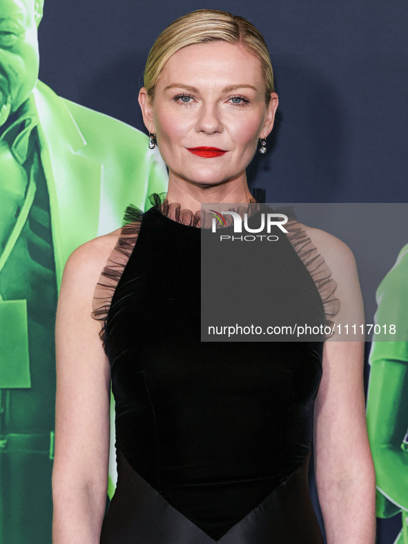 Kirsten Dunst arrives at the Los Angeles Special Screening Of A24's 'Civil War' held at the Academy Museum of Motion Pictures on April 2, 20...