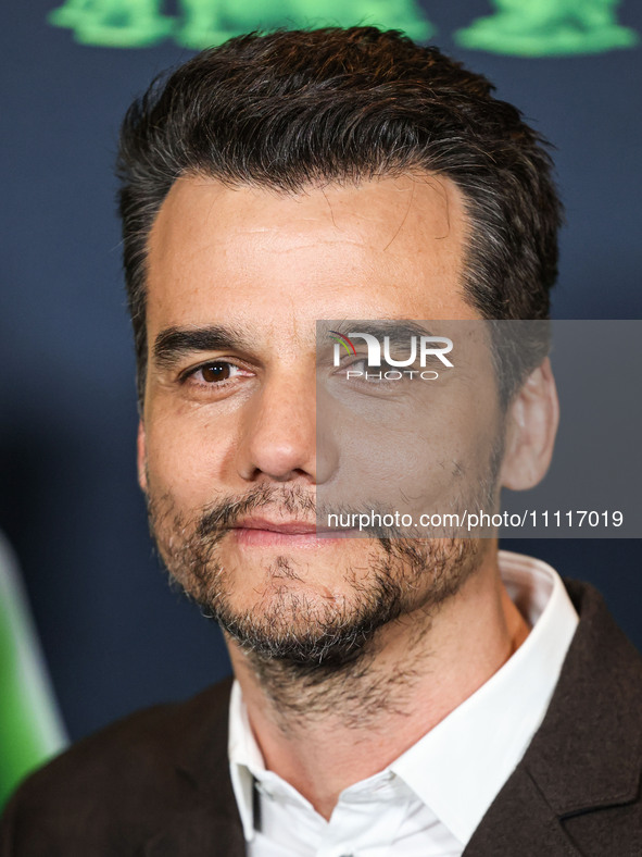 Wagner Moura arrives at the Los Angeles Special Screening Of A24's 'Civil War' held at the Academy Museum of Motion Pictures on April 2, 202...