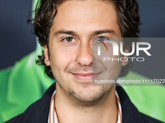 Nat Wolff arrives at the Los Angeles Special Screening Of A24's 'Civil War' held at the Academy Museum of Motion Pictures on April 2, 2024 i...