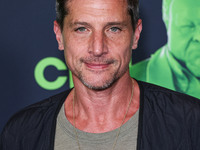 Simon Rex arrives at the Los Angeles Special Screening Of A24's 'Civil War' held at the Academy Museum of Motion Pictures on April 2, 2024 i...