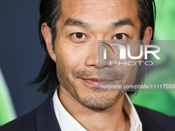 Nelson Lee arrives at the Los Angeles Special Screening Of A24's 'Civil War' held at the Academy Museum of Motion Pictures on April 2, 2024...