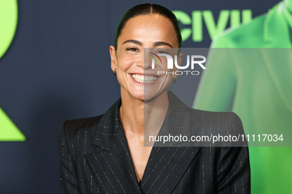 Alice Braga arrives at the Los Angeles Special Screening Of A24's 'Civil War' held at the Academy Museum of Motion Pictures on April 2, 2024...