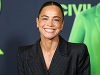 Alice Braga arrives at the Los Angeles Special Screening Of A24's 'Civil War' held at the Academy Museum of Motion Pictures on April 2, 2024...