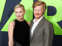 Kirsten Dunst and husband Jesse Plemons arrive at the Los Angeles Special Screening Of A24's 'Civil War' held at the Academy Museum of Motio...