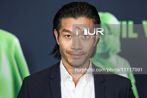 Nelson Lee arrives at the Los Angeles Special Screening Of A24's 'Civil War' held at the Academy Museum of Motion Pictures on April 2, 2024...