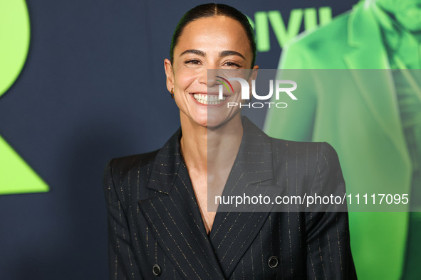 Alice Braga arrives at the Los Angeles Special Screening Of A24's 'Civil War' held at the Academy Museum of Motion Pictures on April 2, 2024...