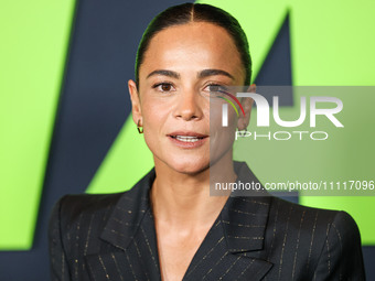 Alice Braga arrives at the Los Angeles Special Screening Of A24's 'Civil War' held at the Academy Museum of Motion Pictures on April 2, 2024...