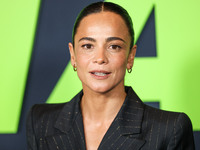 Alice Braga arrives at the Los Angeles Special Screening Of A24's 'Civil War' held at the Academy Museum of Motion Pictures on April 2, 2024...