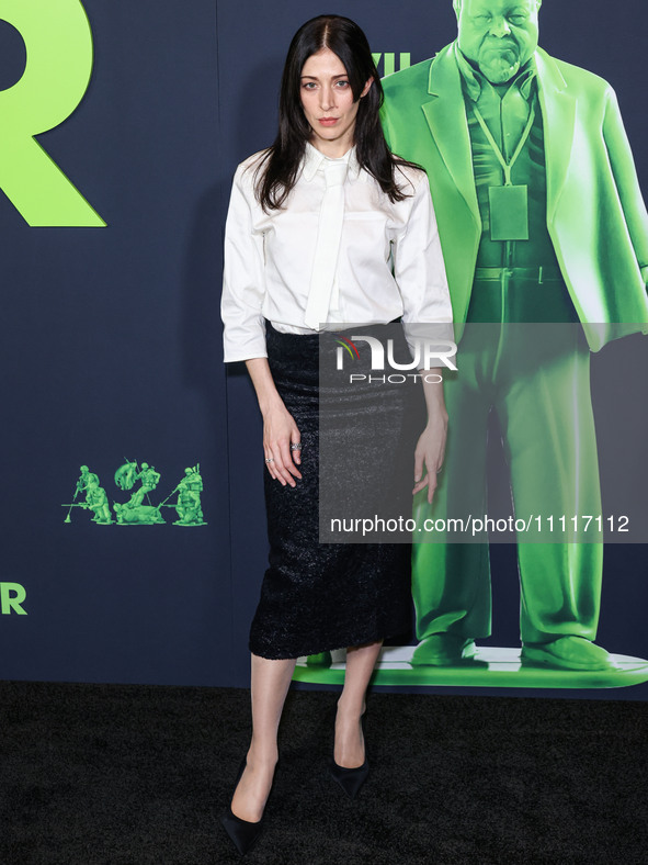 Caroline Polachek arrives at the Los Angeles Special Screening Of A24's 'Civil War' held at the Academy Museum of Motion Pictures on April 2...