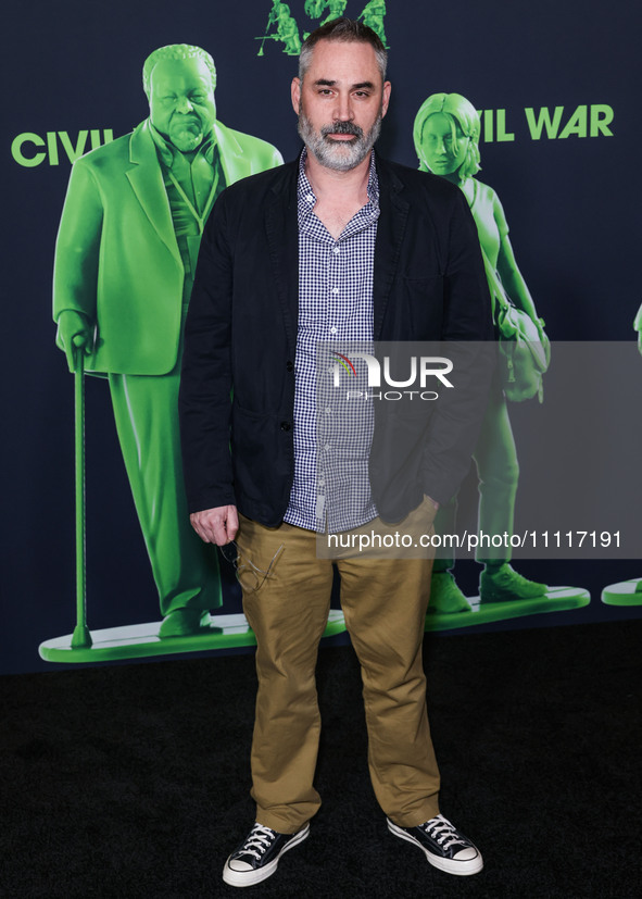 Alex Garland arrives at the Los Angeles Special Screening Of A24's 'Civil War' held at the Academy Museum of Motion Pictures on April 2, 202...