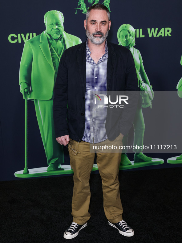 Alex Garland arrives at the Los Angeles Special Screening Of A24's 'Civil War' held at the Academy Museum of Motion Pictures on April 2, 202...