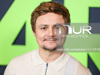 Arturo Castro arrives at the Los Angeles Special Screening Of A24's 'Civil War' held at the Academy Museum of Motion Pictures on April 2, 20...