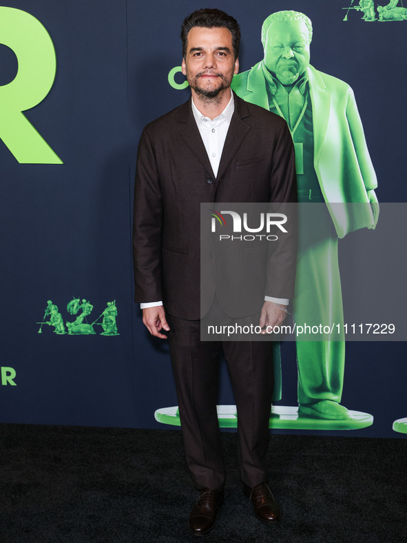 Wagner Moura arrives at the Los Angeles Special Screening Of A24's 'Civil War' held at the Academy Museum of Motion Pictures on April 2, 202...