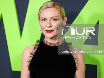 Kirsten Dunst arrives at the Los Angeles Special Screening Of A24's 'Civil War' held at the Academy Museum of Motion Pictures on April 2, 20...