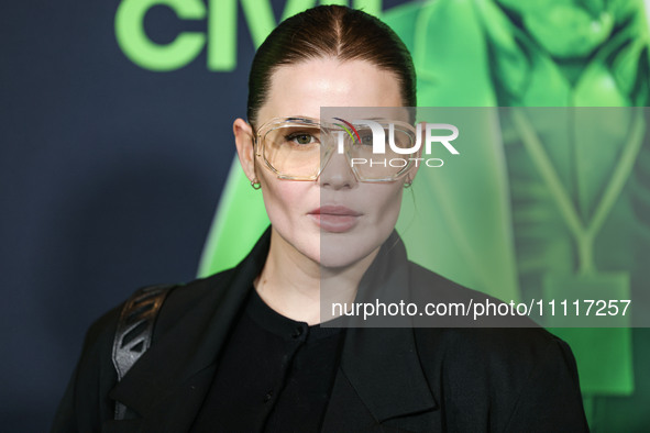 Millicent Hailes arrives at the Los Angeles Special Screening Of A24's 'Civil War' held at the Academy Museum of Motion Pictures on April 2,...