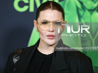 Millicent Hailes arrives at the Los Angeles Special Screening Of A24's 'Civil War' held at the Academy Museum of Motion Pictures on April 2,...