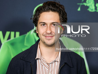 Nat Wolff arrives at the Los Angeles Special Screening Of A24's 'Civil War' held at the Academy Museum of Motion Pictures on April 2, 2024 i...