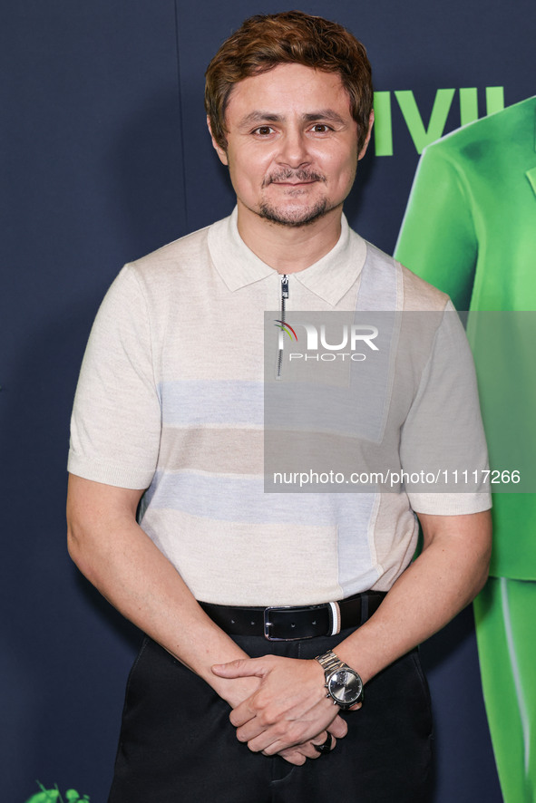 Arturo Castro arrives at the Los Angeles Special Screening Of A24's 'Civil War' held at the Academy Museum of Motion Pictures on April 2, 20...