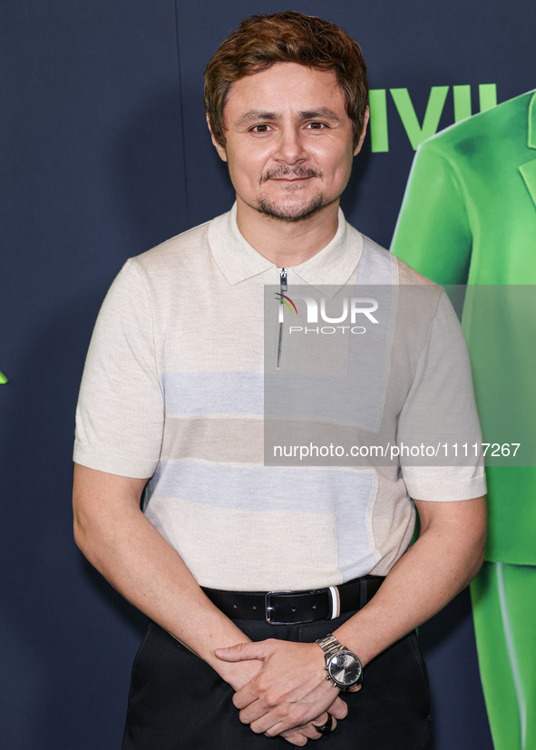 Arturo Castro arrives at the Los Angeles Special Screening Of A24's 'Civil War' held at the Academy Museum of Motion Pictures on April 2, 20...