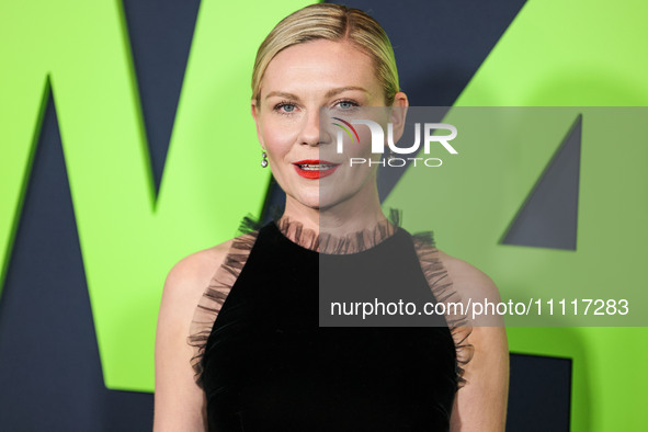 Kirsten Dunst arrives at the Los Angeles Special Screening Of A24's 'Civil War' held at the Academy Museum of Motion Pictures on April 2, 20...