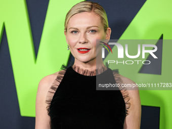 Kirsten Dunst arrives at the Los Angeles Special Screening Of A24's 'Civil War' held at the Academy Museum of Motion Pictures on April 2, 20...