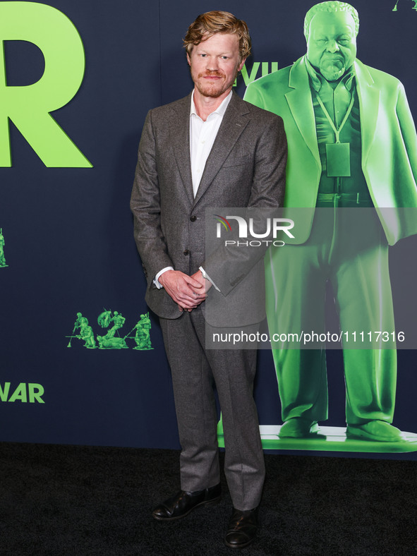 Jesse Plemons arrives at the Los Angeles Special Screening Of A24's 'Civil War' held at the Academy Museum of Motion Pictures on April 2, 20...