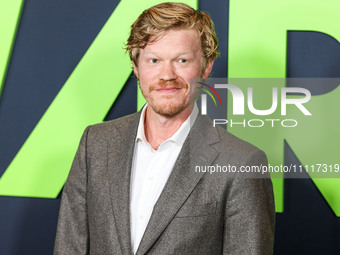 Jesse Plemons arrives at the Los Angeles Special Screening Of A24's 'Civil War' held at the Academy Museum of Motion Pictures on April 2, 20...