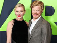 Kirsten Dunst and husband Jesse Plemons arrive at the Los Angeles Special Screening Of A24's 'Civil War' held at the Academy Museum of Motio...