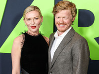 Kirsten Dunst and husband Jesse Plemons arrive at the Los Angeles Special Screening Of A24's 'Civil War' held at the Academy Museum of Motio...