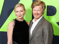 Kirsten Dunst and husband Jesse Plemons arrive at the Los Angeles Special Screening Of A24's 'Civil War' held at the Academy Museum of Motio...