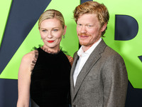 Kirsten Dunst and husband Jesse Plemons arrive at the Los Angeles Special Screening Of A24's 'Civil War' held at the Academy Museum of Motio...