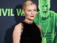 Kirsten Dunst arrives at the Los Angeles Special Screening Of A24's 'Civil War' held at the Academy Museum of Motion Pictures on April 2, 20...