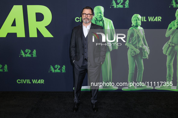 Nick Offerman arrives at the Los Angeles Special Screening Of A24's 'Civil War' held at the Academy Museum of Motion Pictures on April 2, 20...